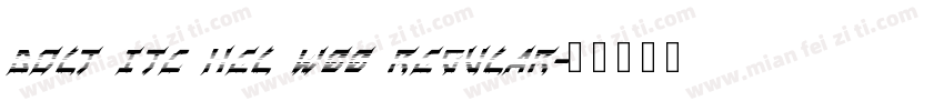 Bolt ITC Hel W00 Regular字体转换
